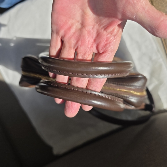 Louis Vuitton Damier Brown Leather Bag - Picture 16 of 16